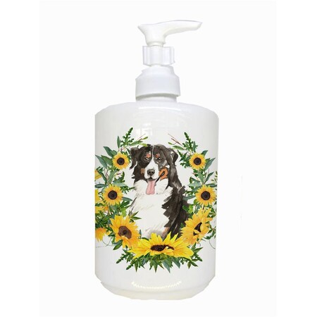 Carolines Treasures Bernese Mountain Dog Ceramic Soap Dispenser CK2987SOAP